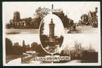 Real Photo Postcard Loughborough Market Carillon & Queens Park Leicester Leicestershire - Ref A39 - Autres & Non Classés