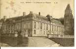 95 MERY Le Château Et L'église  1918 - Mery Sur Oise