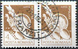 Pays : 410 (Roumanie : République Socialiste)  Yvert Et Tellier N° :  3424 (o)  En Paire - Used Stamps