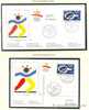 SET OF 3 POSTAL STATIONERY AND 3 POSTCARDS OF OFFICIAL ISSUE OLYMPIC GAMES BARCELONA 92 (7th SET) - Summer 1992: Barcelona