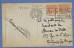 135 Op Kaart Met Mekanische Vlagstempel OLYMPIADE 1920 ANVERS Van BRUSSEL (Nd) - Zomer 1920: Antwerpen