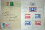 R!,United Kingdom,Czech Republic,Stamps Exhibition,Cover,Registered Letter,Event Block,Event Stamp,dim.227x151mm,vintage - Brieven En Documenten