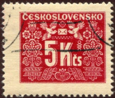 Pays : 464 (Tchécoslovaquie : République)  Yvert Et Tellier N° : Tx    77 (o) - Portomarken