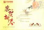Swallow Flower Bird ,  Pre-stamped Card , Postal Stationery - Golondrinas