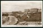 Real Photo Postcard Plymouth Hoe Slopes & Grand Hotel Devon  - Ref A41 - Plymouth