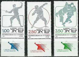 ISRAEL..1977..Michel # 704-706...MLH. - Ungebraucht (mit Tabs)