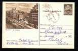 Romania 1956 Postal Stationery Enteire Postal Postcard Tramway. - Tranvie