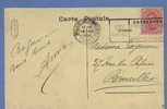 138 Op Kaart Met Mekanische Vlagstempel OLYMPIADE 1920 ANVERS Van ANTWERPEN 6 - Sommer 1920: Antwerpen