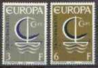 Europa Neuf Luxembourg, N°685-6, 1966 - 1966