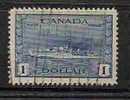 CANADA - 1942 DESTROYER - Scott # 262 - Yvert # 218 - VF USED - Topical SHIPS - Used Stamps