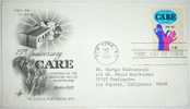 United States,Letter,25th Anniversary,CARE,Cover,Stamp,FDC - 1971-1980