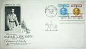 United States,Letter,Marshal Mannerheim,History,Person,Cover,Stamps,FDC - 1951-1960