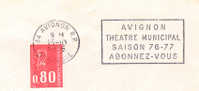 1976 France 84 Avignon  Théâtre Teatro Theatre - Théâtre