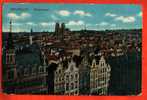 * Brussel - Bruxelles - Brussels * Panorama, Vue Général, Algemeen Zicht, Colour, Kleur, église, Vieux Carte, Old - Mehransichten, Panoramakarten