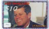 President KENNEDY Sur Prepaidcarte (24) John F. Kennedy President USA - Personnages