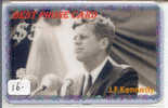 President KENNEDY Sur Prepaidcarte (16) John F. Kennedy President USA - Personaggi
