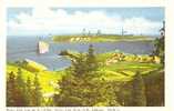 PERCE P.Q. VUE DE LA COLLINE. - Percé