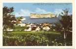 LE ROCHER DE PERCE ET LA VILLE,VUE DE LA COLLINE DU SUD-OUEST. - Percé