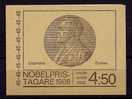 Suède ** Carnet N° C610a - Lauréats Prix Nobel 1908 - 1951-80