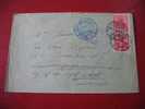 MARCOPHILIE LETTRE D'ALLEMAGNE MARKARCH P/ LAUSANNE SUISSE + CACHET MILITAIRE DE CONTROLE + TAD DE STRASSBURG GEPRUFT U. - Roulettes