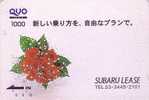 Delcampe - Carte Prépayée Japon Fleur - ROSE Bouquet - Flower Prepaid Card - Blume QUO Karte / A - Blumen