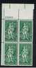 SG 1102 Plate Block Of 4 MNH USA Stamps 1958 Gardening & Horticulture - Ref A58 - Plaatnummers