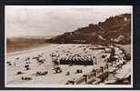 Real Photo Postcard Porthminster Beach Bathing Huts St Ives Cornwall - Ref 65a - St.Ives