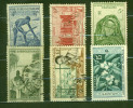 Egreneur De Palmiste, Mosquée De Djenné - Jeune Femme De Tin-Deila - A.O.F. N° 36-37-39-42-48-62 - 1947 - Used Stamps