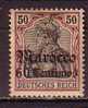 N0121 - DEUTSCHE KOLONIEN GERMAN COLONIES MOROCCO Mi N°28 * - Maroc (bureaux)