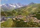 COURCHEVEL -  Vue Générale Aérienne, Au Fond, Pointe De La Viselle Et La Saulire - Courchevel