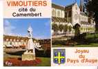 VIMOUTIERS -  L´Ancienne Et La Nouvelle Statue De Marie HAREL, Détentrice Du Secret De La Fabrication Du CAMENBERT - Vimoutiers