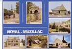 NOYAL MUZILLAC -  7 Vues : Chapelle, Fontaine, Mairie, Poste, Moulin De Pomaint, Eglise - Muzillac