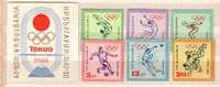 1964 OLYMPIC Games-TOKYO  6v.+ S/S-MNH  BULGARIA / Bulgarie - Volley-Ball