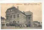 BORGLOON-LOOZ: STADHUIS - ZICHT OP DE MARKT- MOOIE ANIMATIE -  ZIE 2 SCANS - Borgloon