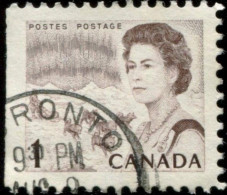 Pays :  84,1 (Canada : Dominion)  Yvert Et Tellier N° :   378-4 (o) Du Carnet / Michel 398-Dxl - Single Stamps