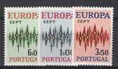 Q745.-.PORTUGAL-EUROPA CEPT- 1972- MNH - SCOTT # 1141-1143. SCV: US$ 40  ++ - Nuovi