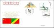 PFTN.WJ-144 CHINA-CONGO DIPLOMATIC COMM.COVER - Brieven En Documenten