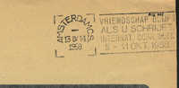 1958 Pays Bas Amsterdam  UPU " International Letter Week"  Sur Devant De Lettre Entiere - U.P.U.