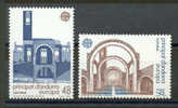 TIMBRES NOUVEAUX ANDORRE 1987 EUROPA CEPT ARCHITECTURE SANCTUAIRE DE MERITXELL - 1987