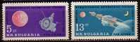 BULGARIE - 1963 - Lancement Sovietique Sonde Vers Mars - 2v - Unused Stamps