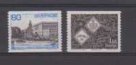 Schweden  Mi. Nr. 700 / 01  * Postfrisch Ohne Gummi - Unused Stamps