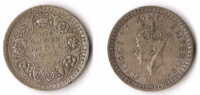 INDE    1  RUPEE   1942  ARGENT - Inde