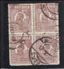 Roumanie Yv.no.274 Bloc De Quatre,oblitere(d) - Used Stamps