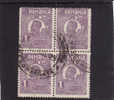 M2095 - Roumanie Yv.no.283 Bloc De Quatre,oblitere - Used Stamps