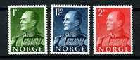 Norvège ** N° 551 à 553 - Série Courante - Unused Stamps