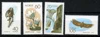 Norvège ** N° 558 à 561 - Animaux - Fleurs - Unused Stamps