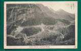 St. MORITZ -1905 POSTCARD - GROSSE KEHREN UNTERHALB PREDA - Sent To BAYONNE CITY, USA - RAILWAYS - Funicular Railway