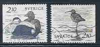 SWEDEN - DUCKS - Yvert # C 1354/5 - VF USED - Anatre