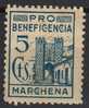 Viñeta MARCHENA Beneficencia 5 Cts - Spanish Civil War Labels