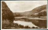 Real Photo Postcard River Teifi & Rowing Boat Cardigan Wales - Ref 80 - Cardiganshire